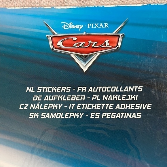 Cars the Movie Lightning McQueen Kachow Stickers HUGE GLITTER STICKERS NEW - Picture 14 of 15